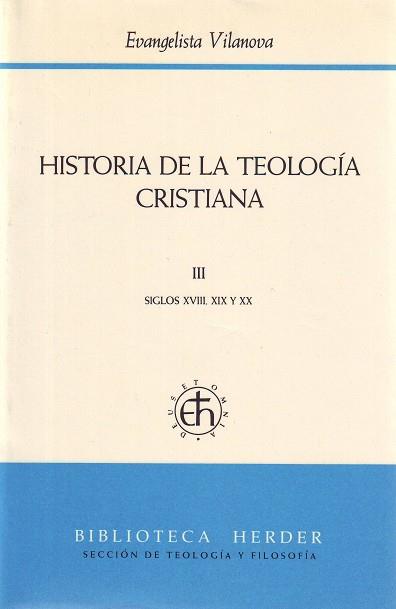 HISTORIA DE LA TEOLOGIA CRISTIANA | 9788425417573 | VILANOVA, EVANGELISTA | Llibreria Aqualata | Comprar llibres en català i castellà online | Comprar llibres Igualada