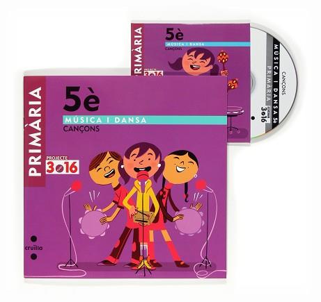 MÚSICA 5È PRIMÀRIA - MÚSICA I DANSA. CANÇONS | 9788466122337 | EQUIP EDITORIAL CRUÏLLA, | Llibreria Aqualata | Comprar llibres en català i castellà online | Comprar llibres Igualada