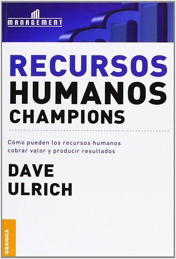 RECURSOS HUMANOS | 9789506412449 | ULRICH, DAVE | Llibreria Aqualata | Comprar libros en catalán y castellano online | Comprar libros Igualada