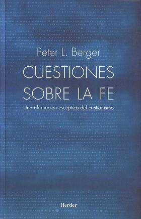 CUESTIONES SOBRE LA FE | 9788425424175 | BERGER, PETER L. | Llibreria Aqualata | Comprar llibres en català i castellà online | Comprar llibres Igualada