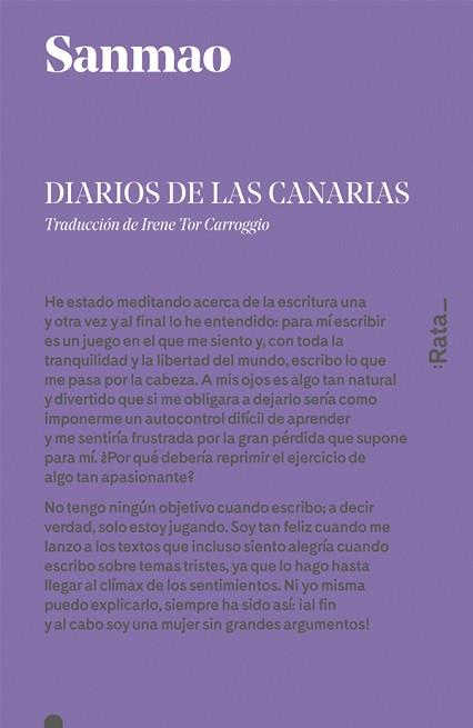 DIARIOS DE LAS CANARIAS | 9788416738090 | SANMAO | Llibreria Aqualata | Comprar llibres en català i castellà online | Comprar llibres Igualada