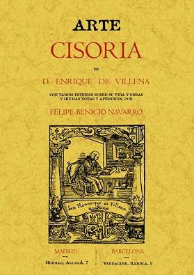 ARTE CISORIA | 9788497612593 | VILLENA, ENRIQUE | Llibreria Aqualata | Comprar libros en catalán y castellano online | Comprar libros Igualada