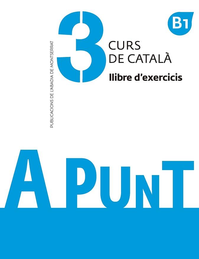 A PUNT. CURS DE CATALÀ. LLIBRE D'EXERCICIS, 3 | 9788491910121 | VILAGRASA GRANDIA, ALBERT | Llibreria Aqualata | Comprar libros en catalán y castellano online | Comprar libros Igualada