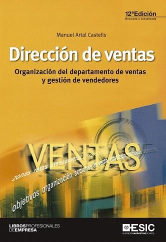 DIRECCIÓN DE VENTAS | 9788473569743 | ARTAL CASTELL, MANUEL | Llibreria Aqualata | Comprar libros en catalán y castellano online | Comprar libros Igualada
