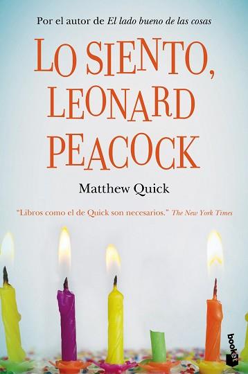 LO SIENTO, LEONARD PEACOCK | 9788467041330 | QUICK, MATTHEW | Llibreria Aqualata | Comprar libros en catalán y castellano online | Comprar libros Igualada