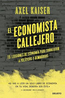 ECONOMISTA CALLEJERO, EL | 9788423433674 | KAISER BARENTS-VON HOHENHAGEN, AXEL | Llibreria Aqualata | Comprar llibres en català i castellà online | Comprar llibres Igualada