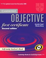 OBJECTIVE FIRST CERTIFICATE 2ND EDITION STUDENT'S BOOK | 9780521700641 | CAPEL, ANNETTE/SHARP, WENDY | Llibreria Aqualata | Comprar llibres en català i castellà online | Comprar llibres Igualada