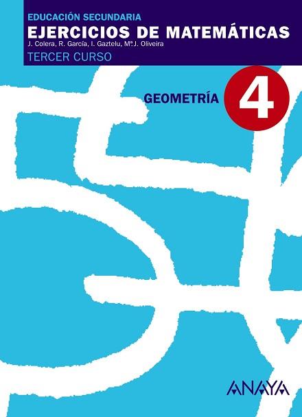 GEOMETRÍA. | 9788466761161 | COLERA JIMÉNEZ, JOSÉ/GAZTELU ALBERO, IGNACIO/GARCÍA PÉREZ, ROSARIO/OLIVEIRA GONZÁLEZ, MARÍA JOSÉ | Llibreria Aqualata | Comprar llibres en català i castellà online | Comprar llibres Igualada