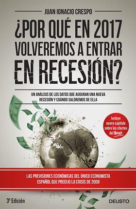 POR QUÉ EN 2017 VOLVEREMOS A ENTRAR EN RECESIÓN? | 9788423425365 | CRESPO CARRILLO, JUAN IGNACIO | Llibreria Aqualata | Comprar llibres en català i castellà online | Comprar llibres Igualada