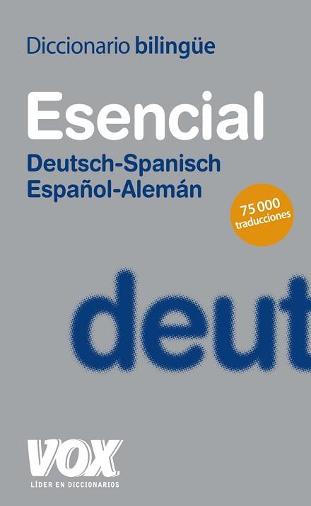 DICCIONARIO BILINGUE ESENCIAL DEUTSCH-SPANISCH/ESPAÑOL-ALE | 9788499740034 | Llibreria Aqualata | Comprar libros en catalán y castellano online | Comprar libros Igualada