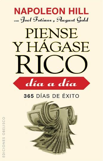 PIENSE Y HÁGASE RICO DÍA A DÍA | 9788415968290 | HILL, NAPOLEON | Llibreria Aqualata | Comprar libros en catalán y castellano online | Comprar libros Igualada