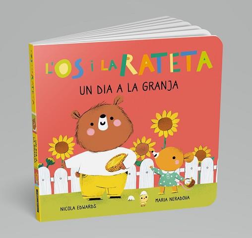 UN DIA A LA GRANJA (L'ÓS I LA RATETA. MANS PETITONES) | 9788448860639 | EDWARDS, NICOLA / NERADOVA, MARIA | Llibreria Aqualata | Comprar llibres en català i castellà online | Comprar llibres Igualada