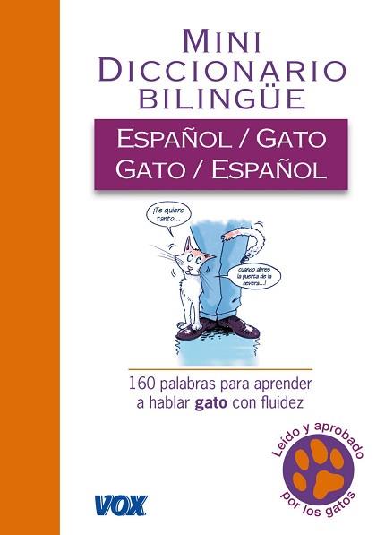 MINI DICCIONARIO BILINGUE ESPAÑOL/GATO GATO/ESPAÑOL | 9788499740065 | Llibreria Aqualata | Comprar llibres en català i castellà online | Comprar llibres Igualada