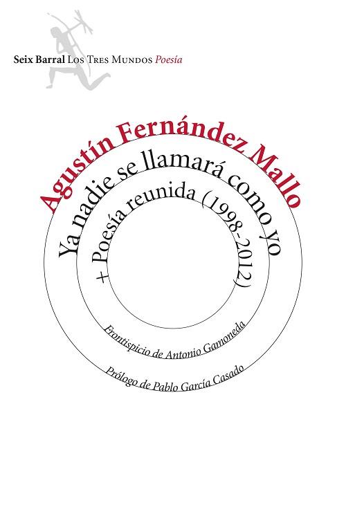 YA NADIE SE LLAMARÁ COMO YO + POESÍA REUNIDA (1998-2012) | 9788432225086 | FERNÁNDEZ MALLO, AGUSTÍN  | Llibreria Aqualata | Comprar llibres en català i castellà online | Comprar llibres Igualada