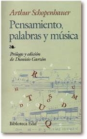 PENSAMIENTO, PALABRA Y MUSICA (BIB. EDAF 234) | 9788441404205 | SCHOPENHAUER, ARTUR | Llibreria Aqualata | Comprar llibres en català i castellà online | Comprar llibres Igualada