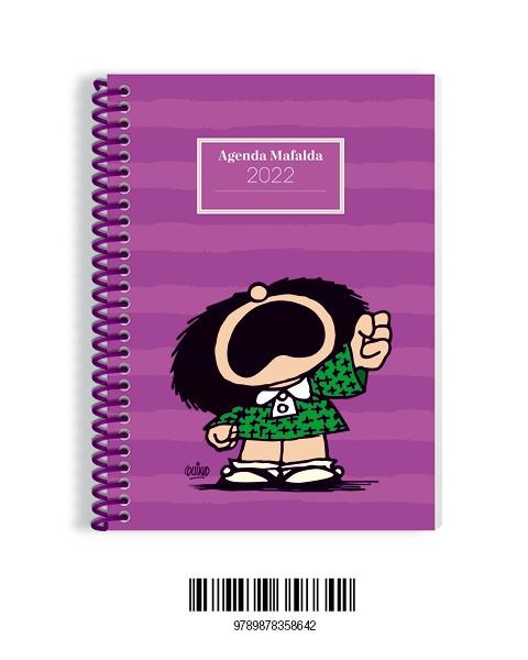 2022 AGENDA MAFALDA ANILLADA VIOLETA | 9789878358642 | QUINO | Llibreria Aqualata | Comprar llibres en català i castellà online | Comprar llibres Igualada