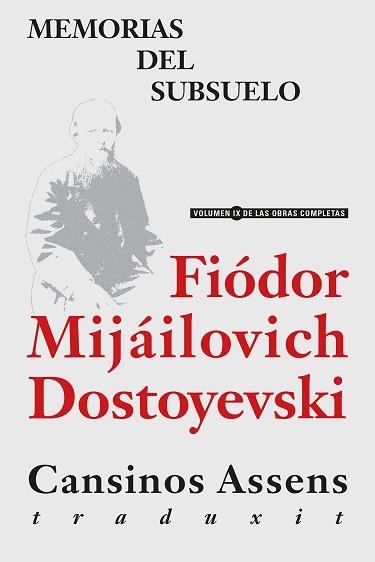 MEMORIAS DEL SUBSUELO | 9788415957089 | DOSTOEVSKIÏ, FIODOR MIJAÏLOVICH | Llibreria Aqualata | Comprar libros en catalán y castellano online | Comprar libros Igualada