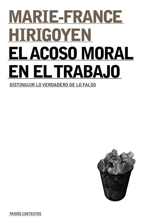 ACOSO MORAL EN EL TRABAJO, EL (CONTEXTOS 67) | 9788449311222 | HIRIGOYEN, MARIE-FRANCE | Llibreria Aqualata | Comprar llibres en català i castellà online | Comprar llibres Igualada