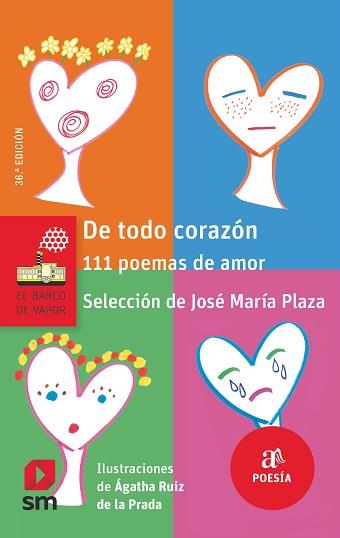 DE TODO CORAZON 111 POEMAS DE AMOR (BV ROJO 115) | 9788467591583 | AA.VV. | Llibreria Aqualata | Comprar llibres en català i castellà online | Comprar llibres Igualada