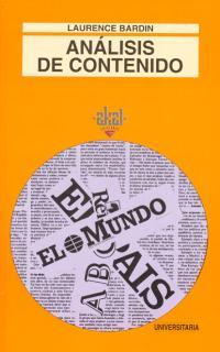 ANALISIS DE CONTENIDO | 9788476000939 | Llibreria Aqualata | Comprar libros en catalán y castellano online | Comprar libros Igualada