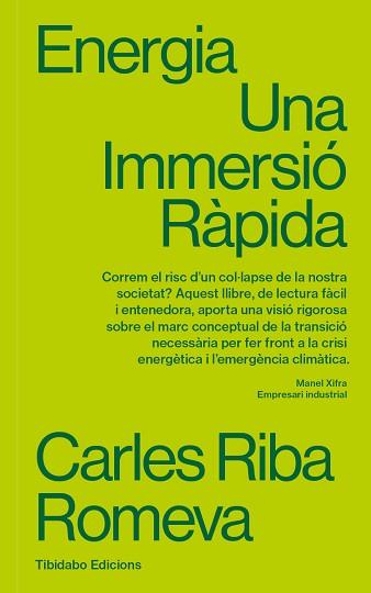 ENERGIA | 9788410013087 | RIBA ROMEVA, CARLES | Llibreria Aqualata | Comprar llibres en català i castellà online | Comprar llibres Igualada