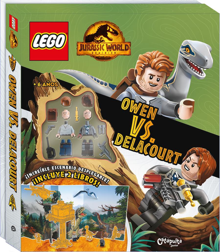 LEGO JURASSIC WORLD. OWEN VS. DELACOURT | 9788419987013 | ANDRYSIAK, MACIEJ | Llibreria Aqualata | Comprar llibres en català i castellà online | Comprar llibres Igualada