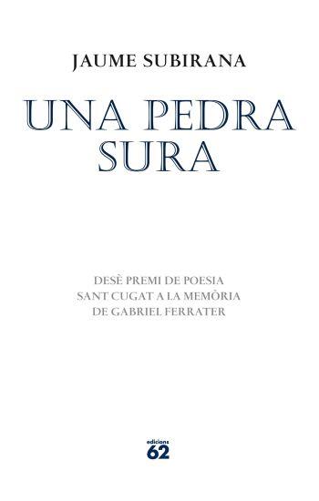 UNA PEDRA SURA | 9788429768503 | SUBIRANA, JAUME | Llibreria Aqualata | Comprar llibres en català i castellà online | Comprar llibres Igualada