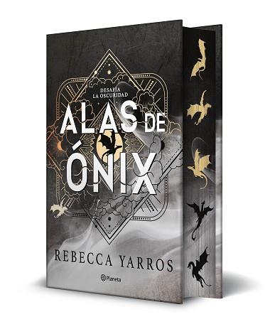 ALAS DE ÓNIX (EMPÍREO 3) EDICIÓN LIMITADA CON CANTOS TINTADOS | 9788408297314 | YARROS, REBECCA | Llibreria Aqualata | Comprar llibres en català i castellà online | Comprar llibres Igualada