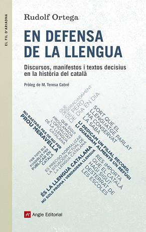 EN DEFENSA DE LA LLENGUA | 9788415307235 | ORTEGA ROBERT, RUDOLF | Llibreria Aqualata | Comprar llibres en català i castellà online | Comprar llibres Igualada