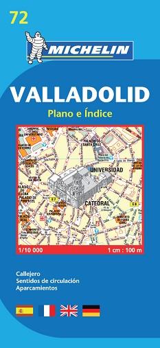 MAPA VALLADOLID PLANOL E ÍNDEX 72 | 9782067158474 | VARIOS AUTORES | Llibreria Aqualata | Comprar llibres en català i castellà online | Comprar llibres Igualada