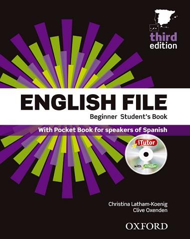 ENGLISH FILE BEGINNER 3RD EDITION, STUDENT'S BOOK AND WORKBOOK WITH KEY PACK | 9780194501606 | Llibreria Aqualata | Comprar llibres en català i castellà online | Comprar llibres Igualada