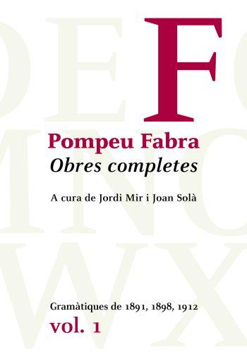 OBRES COMPLETES DE POMPEU FABRA, 1 | 9788484377962 | FABRA, POMPEU | Llibreria Aqualata | Comprar llibres en català i castellà online | Comprar llibres Igualada