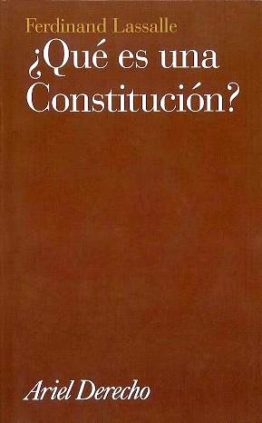 QUE ES UNA CONSTITUCION? (DERECHO) | 9788434432161 | LASSALLE, FERDINAND | Llibreria Aqualata | Comprar llibres en català i castellà online | Comprar llibres Igualada