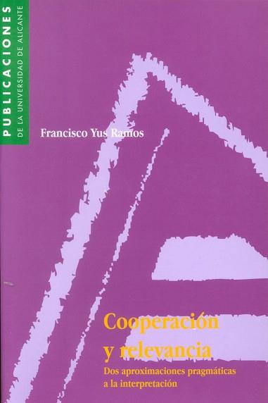 COOPERACION Y RELEVANCIA.DOS APROXIMACIONES PRAGAM | 9788479083229 | YUS RAMOS, FRANCISCO | Llibreria Aqualata | Comprar libros en catalán y castellano online | Comprar libros Igualada