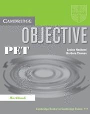 OBJECTIVE PET WORKBOOK WITHOUT ANSWERS | 9780521805803 | HASHEMI, L./THOMAS, BARBARA | Llibreria Aqualata | Comprar llibres en català i castellà online | Comprar llibres Igualada