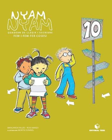 NYAM NYAM 10 QUADERN DE LLENGUA | 9788430700486 | FALGAS ISERN, MARGARIDA/MARZO CASTILLEJO, ROSA | Llibreria Aqualata | Comprar llibres en català i castellà online | Comprar llibres Igualada