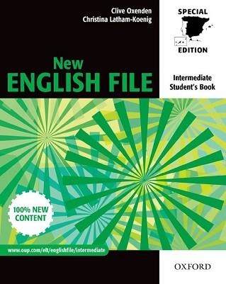 NEW ENGLISH FILE INTERMEDIATE STUDENT'S BOOK ED 2010 | 9780194518017 | VARIOS AUTORES | Llibreria Aqualata | Comprar llibres en català i castellà online | Comprar llibres Igualada