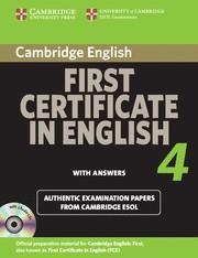 FIRST CERTIFICATE IN ENGLISH 4 WITH ANSWERS (+ 2 AUDIO CD'S) | 9780521156974 | CAMBRIDGE ESOL | Llibreria Aqualata | Comprar llibres en català i castellà online | Comprar llibres Igualada