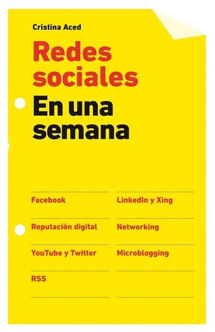 REDES SOCIALES EN UNA SEMANA | 9788498750584 | ACED, CRISTINA | Llibreria Aqualata | Comprar llibres en català i castellà online | Comprar llibres Igualada