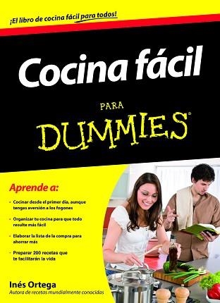 COCINA FACIL PARA DUMMIES | 9788432920912 | ORTEGA, INES | Llibreria Aqualata | Comprar libros en catalán y castellano online | Comprar libros Igualada