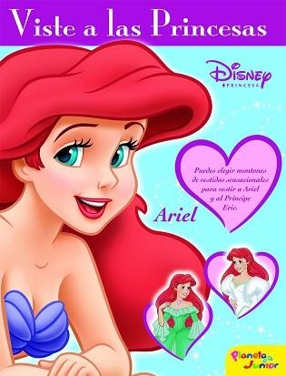 VISTE A LAS PRINCESAS. ARIEL | 9788408072904 | DISNEY. PRINCESAS | Llibreria Aqualata | Comprar llibres en català i castellà online | Comprar llibres Igualada