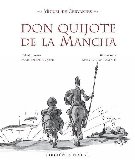 DON QUIJOTE DE LA MANCHA | 9788497857314 | CERVANTES, MIGUEL DE / MINGOTE (IL·LUSTR) | Llibreria Aqualata | Comprar llibres en català i castellà online | Comprar llibres Igualada