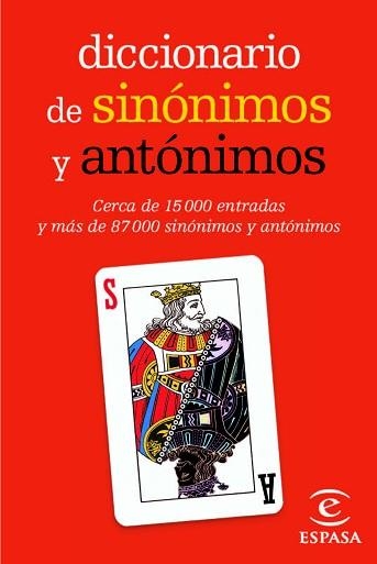 DICCIONARIO MINI DE SINONIMOS Y ANTOIMOS | 9788467036886 | ESPASA CALPE | Llibreria Aqualata | Comprar llibres en català i castellà online | Comprar llibres Igualada