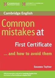 COMMON MISTAKES AT FIRST CERTIFICATE | 9780521520621 | TAYFOOR, SUSANNE | Llibreria Aqualata | Comprar llibres en català i castellà online | Comprar llibres Igualada