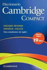 DICCIONARIO CAMBRIDGE COMPACT ENGLISH-SPANISH ESPAÑOL-INGLES | 9788483234754 | Llibreria Aqualata | Comprar llibres en català i castellà online | Comprar llibres Igualada