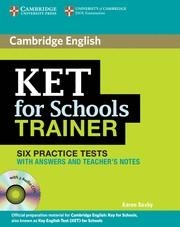 KET FOR SCHOOLS TRAINER WITH ANSWERS (+ 2 AUDIO CD'S) | 9780521132381 | SAXBY, KAREN | Llibreria Aqualata | Comprar llibres en català i castellà online | Comprar llibres Igualada