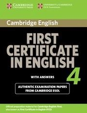 CAMBRIDGE FIRST CERTIFICATE IN ENGLISH 4 FOR UPDATED EXAM: STUDEN T S BOOK WITH ANSWERS | 9780521156943 | Llibreria Aqualata | Comprar llibres en català i castellà online | Comprar llibres Igualada