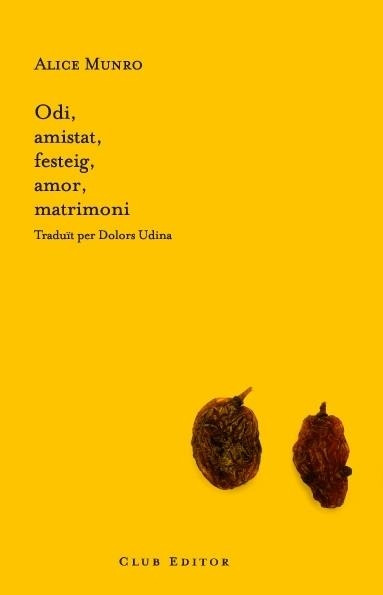 ODI, AMISTAT, FESTEIG, AMOR, MATRIMONI (CLUB DE NOVEL·LISTES 36) | 9788473291583 | MUNRO, ALICE | Llibreria Aqualata | Comprar llibres en català i castellà online | Comprar llibres Igualada