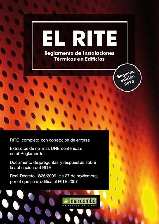 RITE, EL. REGLAMENTO DE INSTALACIONES TERMICAS EN EDIFICIOS | 9788426716316 | VARIOS AUTORES | Llibreria Aqualata | Comprar llibres en català i castellà online | Comprar llibres Igualada