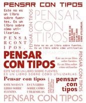 PENSAR CON TIPOS | 9788425224461 | LUPTON, ELLEN | Llibreria Aqualata | Comprar llibres en català i castellà online | Comprar llibres Igualada